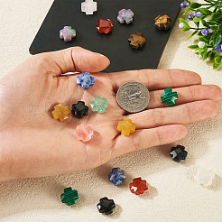 24шт 12 стиля натуральных и синтетических бусин из смешанных драгоценных камней&nbsp;G-TA0002-53