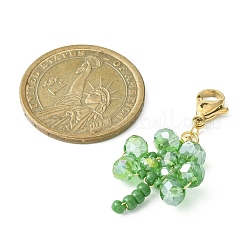 Стеклянный кулон украшение&nbsp;HJEW-TA00031-01