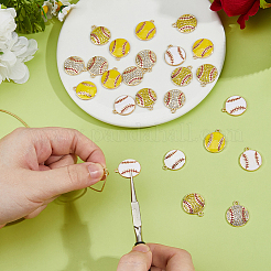 24шт 4 стиля подвески из сплава с эмалью&nbsp;ENAM-HY0001-56