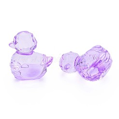 Прозрачного акрилового Европейский бисером MACR-S373-75-B