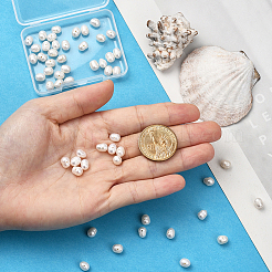 1 нить натуральных бусин из жемчуга Кеши&nbsp;PEAR-SC0001-38