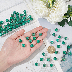 2 нити нити натуральных мраморных бусин&nbsp;G-NB0005-23A