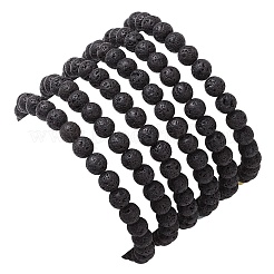 5шт. набор из круглых бусин из натурального драгоценного камня для женщин&nbsp;BJEW-JB10981