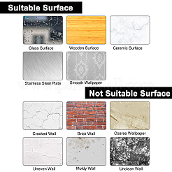 Наклейки на стену из пвх&nbsp;DIY-WH0032-85B