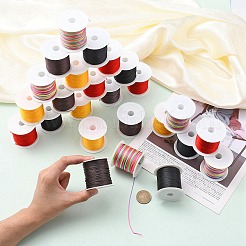 5 рулон 5 цвета 3-слойная круглая нейлоновая нить&nbsp;NWIR-YW0001-06A