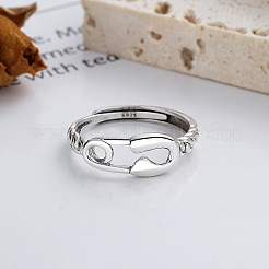 925 регулируемое кольцо из стерлингового серебра для женщин&nbsp;FS-WG59C7E-01