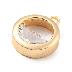 Латунные подвески из прозрачного кубического циркония&nbsp;LS-KK-Q801-02G