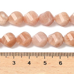 Натуральный Sunstone бисер пряди&nbsp;G-C267-B07