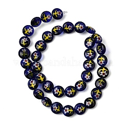 Ручной работы Lampwork бисера нити&nbsp;LAMP-H073-02A