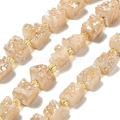 Гальванические натуральный druzy шарики агата стренг&nbsp;G-G289-01D