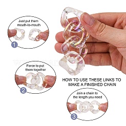 Прозрачные акриловые связывая кольца&nbsp;LS-PACR-R246-053