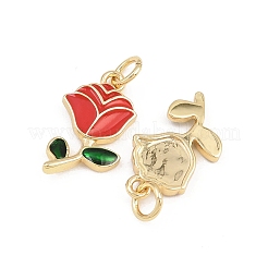 Латунь эмаль подвески&nbsp;KK-B157-14G-02