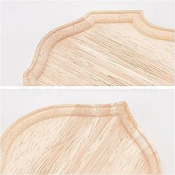 Резиновое деревянное основание специальной формы&nbsp;WOOD-WH0023-36