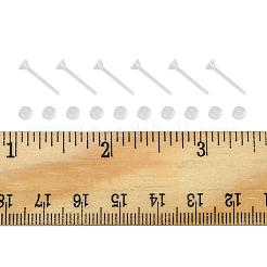 500шт пластиковые серьги-гвоздики со стразами&nbsp;KY-FS0001-06