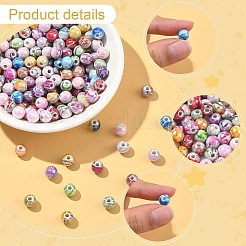 Наборы для самостоятельного изготовления браслетов из акриловых бусин&nbsp;DIY-YW0011-72