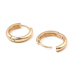 Латунные английском замке Серьги-кольца&nbsp;EJEW-I289-14KCG