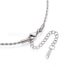 Ожерелья из цепочек из нержавеющей стали 304 толщиной 2 мм&nbsp;NJEW-N058-10P