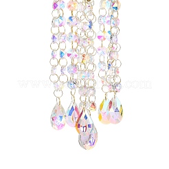 Подвесные украшения из кварцевого хрусталя&nbsp;HJEW-M007-03G