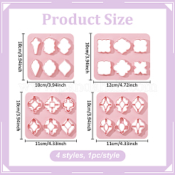 4 шт. 4 Молды из АБС-пластика&nbsp;DIY-ME0002-46