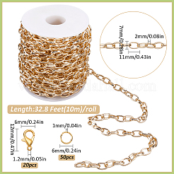 Наборы для самостоятельного изготовления цепочек из оксидированного алюминия&nbsp;DIY-SP0001-87A-G