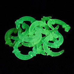 Светящиеся прозрачные акриловые бусины&nbsp;LACR-S001-10