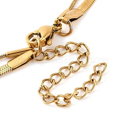 Многорядные цепочные браслеты из нержавеющей стали 304&nbsp;LS-BJEW-G711-03C-G