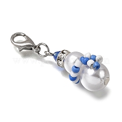 6 шт. стеклянные подвесные украшения&nbsp;HJEW-JM04100