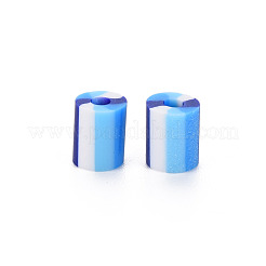 Фиксированные смешанные 3 стиль бусины из полимерной глины ручной работы&nbsp;CLAY-S096-012I