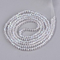 Стеклянные бусины с гальваническим покрытием &nbsp;LS-EGLA-S195-02A-01