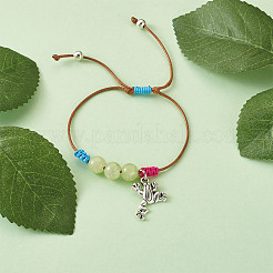 Подвески в форме лягушек из сплава в тибетском стиле и оправы из стразов&nbsp;TIBEP-TA0002-34AS-RS