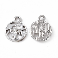 Сплава кристалла горный хрусталь подвески&nbsp;ALRI-K049-07P