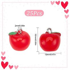 25 шт. подвески из непрозрачной смолы ко Дню учителя&nbsp;RESI-SC0002-43