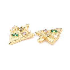 Кулоны из экологически чистой латуни с микропаве и кубическим цирконием&nbsp;KK-I698-29G