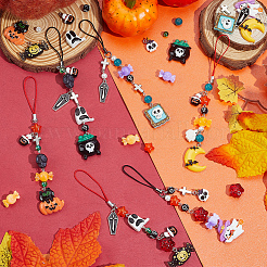 Набор для самостоятельного изготовления ремней для мобильного телефона на тему Хэллоуина&nbsp;DIY-SC0032-67