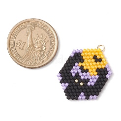 5 шт. подвески из стеклянных бусин на тему Хэллоуина&nbsp;PALLOY-MZ00873