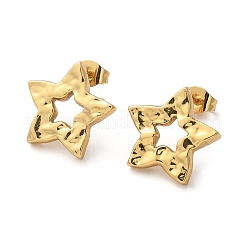 Серьги-гвоздики из нержавеющей стали 304&nbsp;EJEW-L296-043G