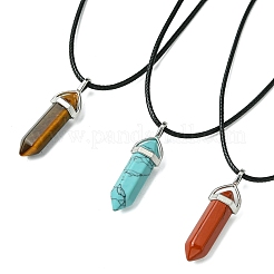 Наборы для самостоятельного изготовления ожерелий из натуральных и синтетических драгоценных камней и вощеных шнуров&nbsp;DIY-FS0008-04B