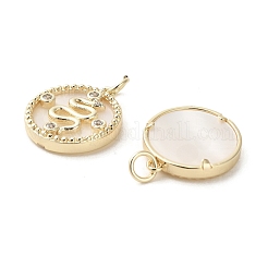 Латунные микро проложить кубического циркония подвески&nbsp;KK-P260-23G