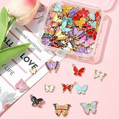 80шт 8 стиля подвески из сплава с эмалью&nbsp;ENAM-FS0003-62