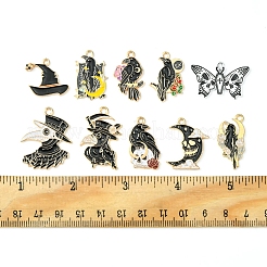 Подвески из сплава эмали 10шт 10 стиля&nbsp;ENAM-FS0001-59