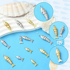 6шт 6 стиля латунные подвески&nbsp;KK-YW0004-59