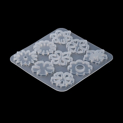 Силиконовые Молды для подвесок в виде цветов своими руками&nbsp;DIY-TAC0023-34D