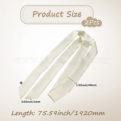 Длинный полиэстеровый шелковый шарф для женщин и девочек&nbsp;LS-AJEW-WH20042-77A