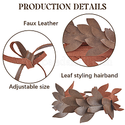 Повязки на голову из листовой кожи&nbsp;OHAR-WH20010-01A