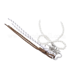 Подвесной бант из искусственного жемчуга&nbsp;HJEW-JM04396