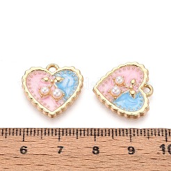 Подвески из эмали и сплава&nbsp;PALLOY-T092-38G-02