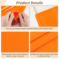 Сменный чехол для стула из брезентовой ткани&nbsp;AJEW-WH0258-963B-02