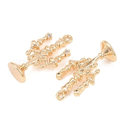 Латунные микро проложить кубического циркония подвески&nbsp;KK-L261-13G