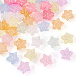 50 шт. светящиеся прозрачные акриловые бусины&nbsp;LACR-TA0001-08