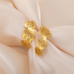 Кольца-манжеты из нержавеющей стали 304 для женщин&nbsp;LS-RJEW-K302-02G